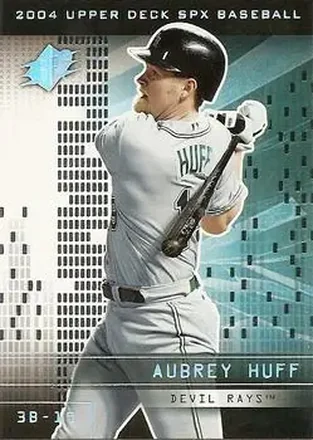 2004 SPx #72 - Aubrey Huff - Tampa Bay Devil Rays