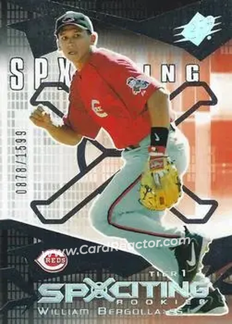 2004 SPx #119 - William Bergolla - Cincinnati Reds - Front 2004 SPx #119 - William Bergolla - Cincinnati Reds - Front