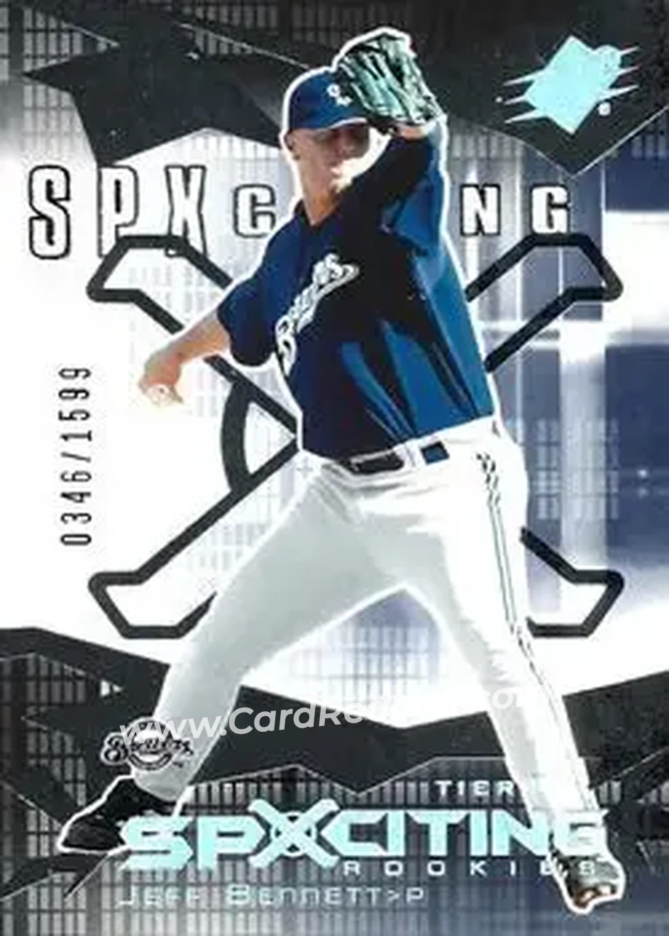 2004 SPx #120 - Jeff Bennett - Milwaukee Brewers - Front 2004 SPx #120 - Jeff Bennett - Milwaukee Brewers - Front