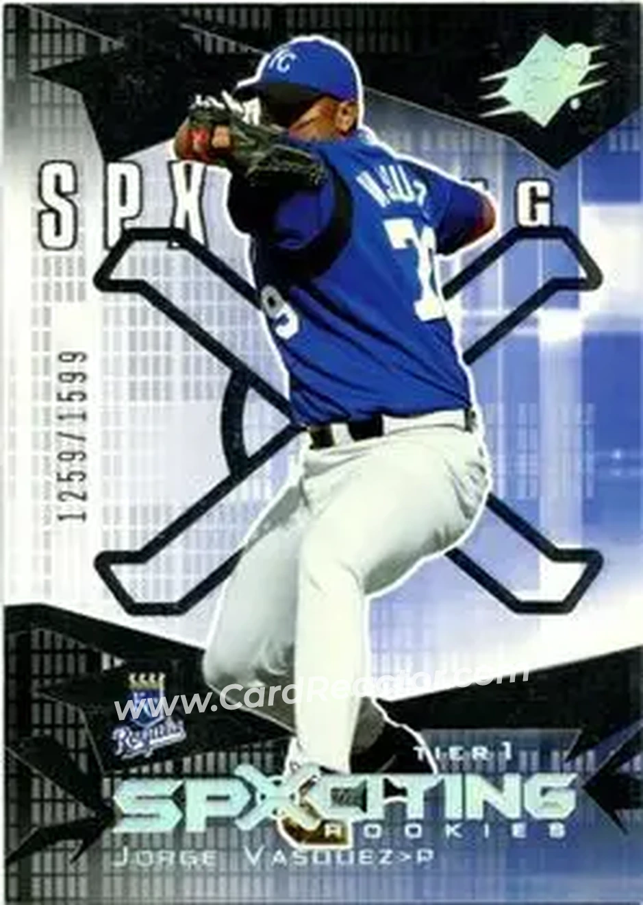 2004 SPx #122 - Jorge Vasquez - Kansas City Royals - Front