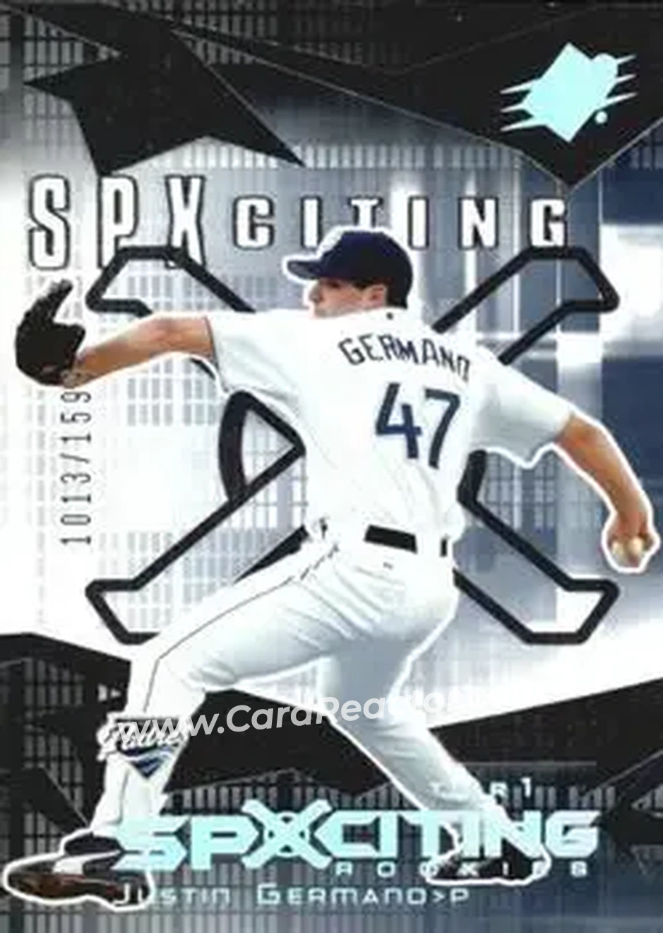 2004 SPx #126 - Justin Germano - San Diego Padres - Front 2004 SPx #126 - Justin Germano - San Diego Padres - Front