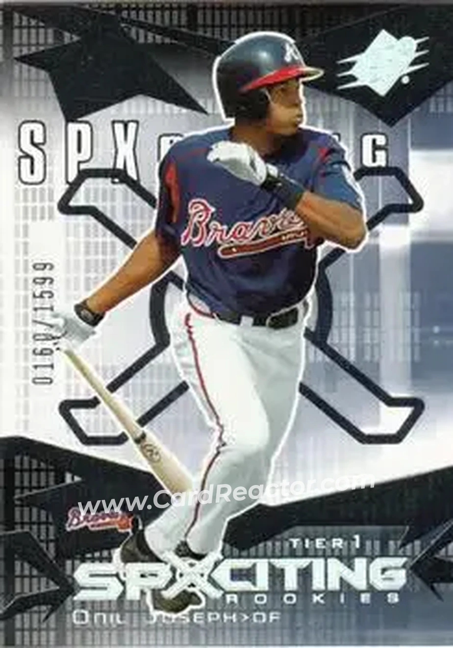 2004 SPx #128 - Onil Joseph - Atlanta Braves - Front 2004 SPx #128 - Onil Joseph - Atlanta Braves - Front