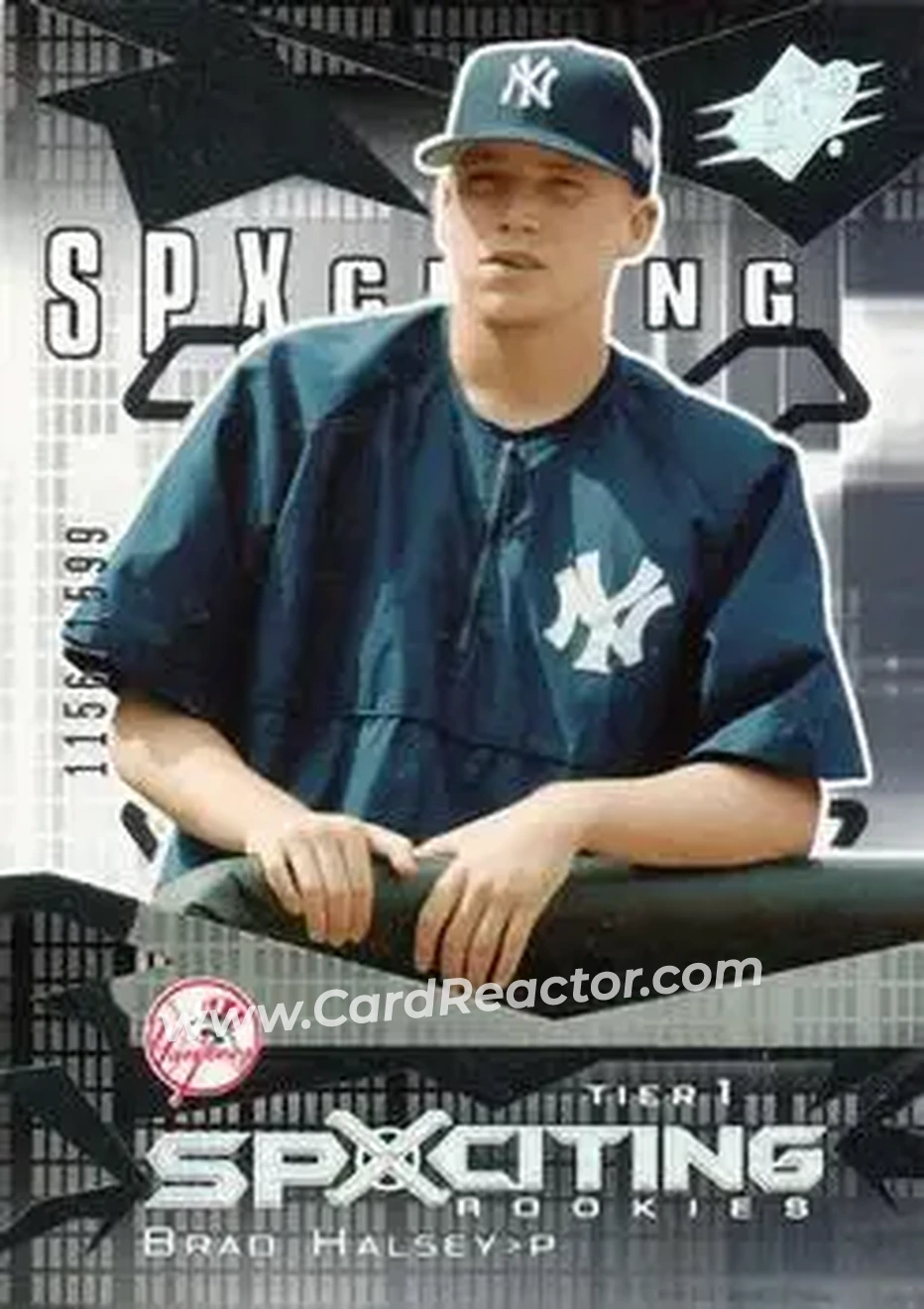 2004 SPx #138 - Brad Halsey - New York Yankees - Front 2004 SPx #138 - Brad Halsey - New York Yankees - Front