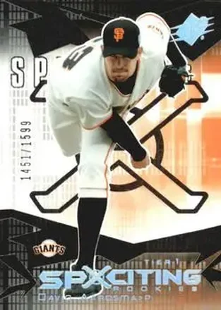 2004 SPx #139 - David Aardsma - San Francisco Giants