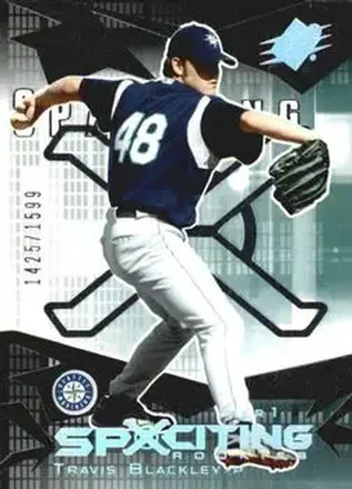 2004 SPx #144 - Travis Blackley - Seattle Mariners