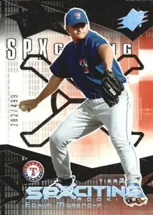 2004 SPx #147 - Edwin Moreno - Texas Rangers