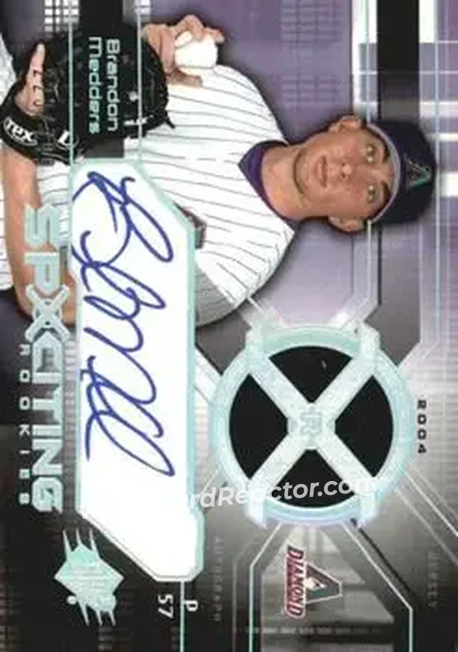 2004 SPx #164 - Brandon Medders - Arizona Diamondbacks - Front 2004 SPx #164 - Brandon Medders - Arizona Diamondbacks - Front