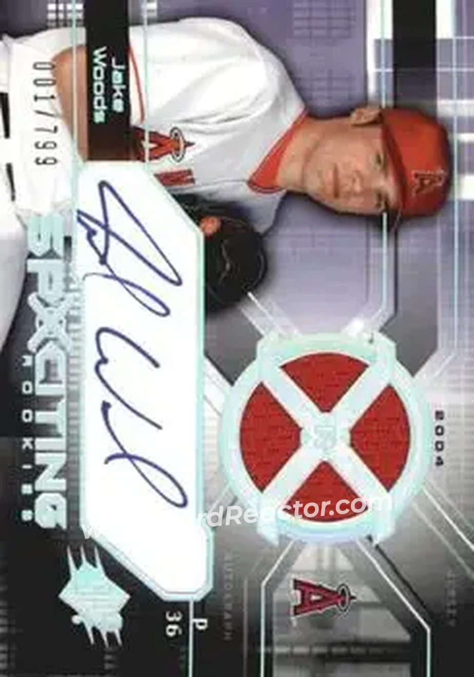 2004 SPx #177 - Jake Woods - Anaheim Angels - Front