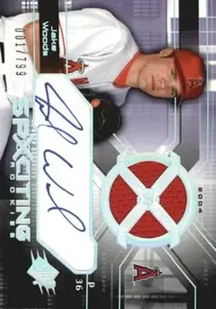 2004 SPx #177 - Jake Woods - Anaheim Angels