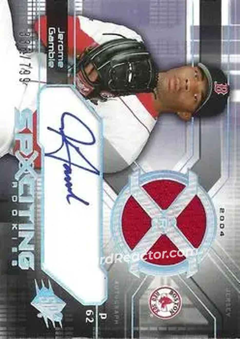 2004 SPx #179 - Jerome Gamble - Boston Red Sox - Front 2004 SPx #179 - Jerome Gamble - Boston Red Sox - Front