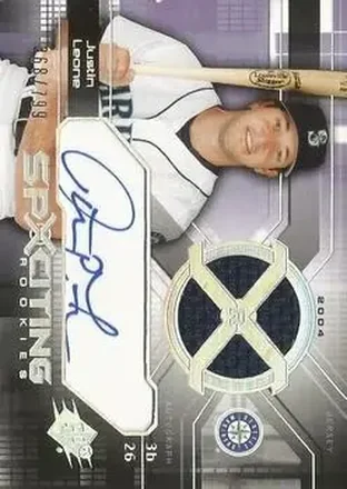 2004 SPx #185 - Justin Leone - Seattle Mariners