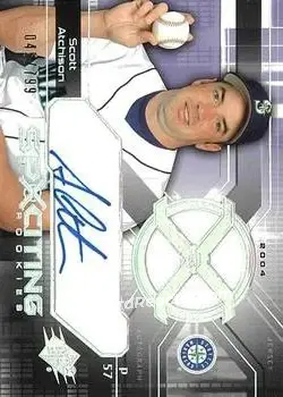 2004 SPx #186 - Scott Atchison - Seattle Mariners - Front 2004 SPx #186 - Scott Atchison - Seattle Mariners - Front