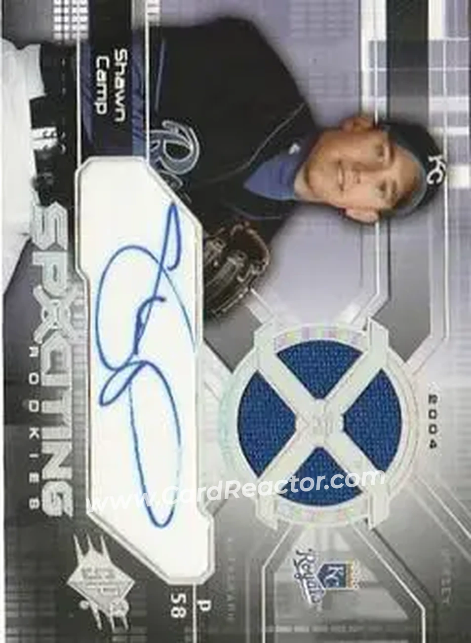 2004 SPx #197 - Shawn Camp - Kansas City Royals - Front 2004 SPx #197 - Shawn Camp - Kansas City Royals - Front
