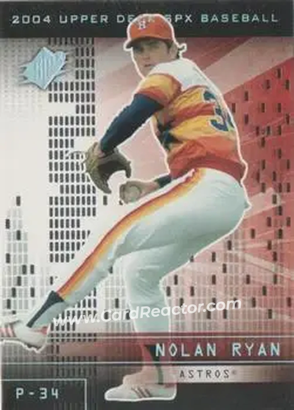 2004 SPx #104 - Nolan Ryan - Houston Astros - Front