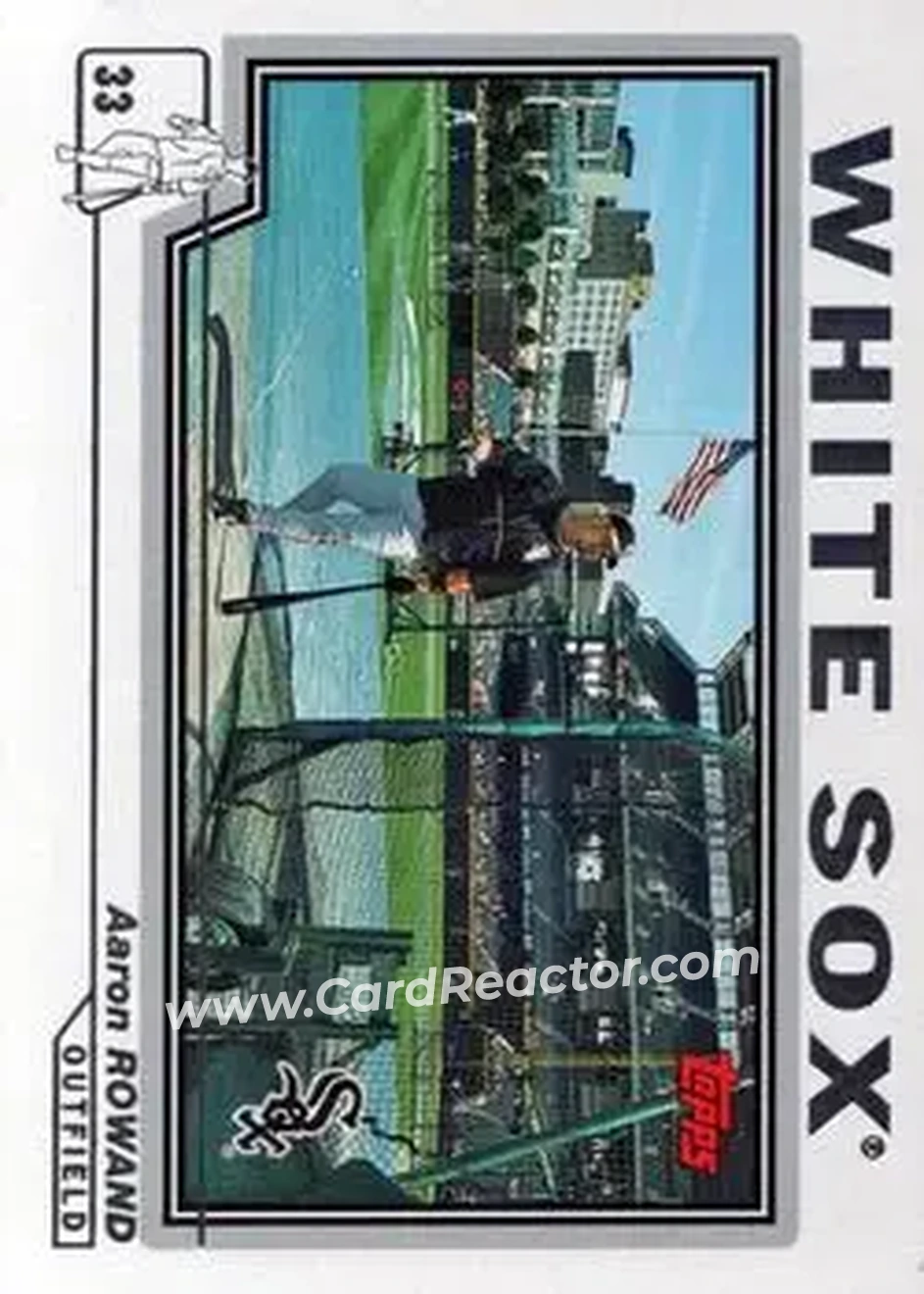 2004 Topps #19 - Aaron Rowand - Chicago White Sox - Front 2004 Topps #19 - Aaron Rowand - Chicago White Sox - Front
