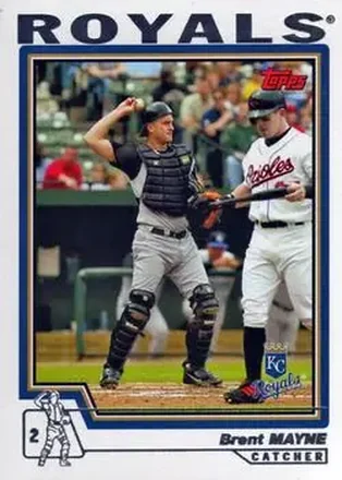 2004 Topps #27 - Brent Mayne - Kansas City Royals