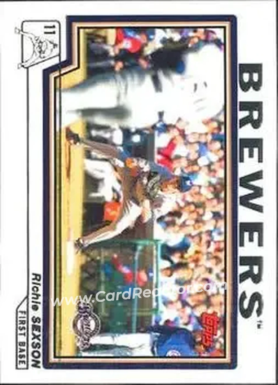 2004 Topps #29 - Richie Sexson - Milwaukee Brewers - Front