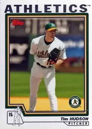 2004 Topps #30 - Tim Hudson - Oakland Athletics