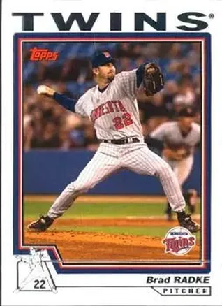 2004 Topps #32 - Brad Radke - Minnesota Twins
