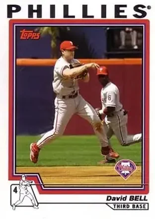 2004 Topps #35 - David Bell - Philadelphia Phillies