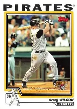 2004 Topps #36 - Craig Wilson - Pittsburgh Pirates