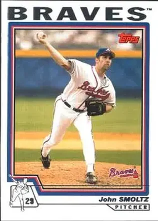 2004 Topps #45 - John Smoltz - Atlanta Braves