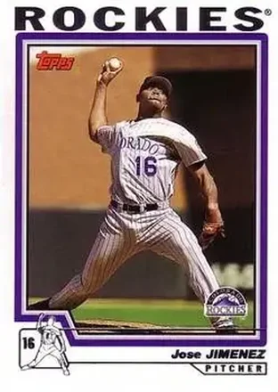 2004 Topps #53 - Jose Jimenez - Colorado Rockies