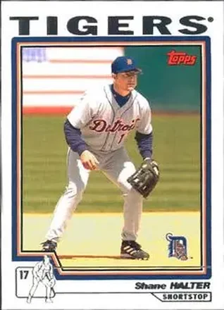 2004 Topps #54 - Shane Halter - Detroit Tigers