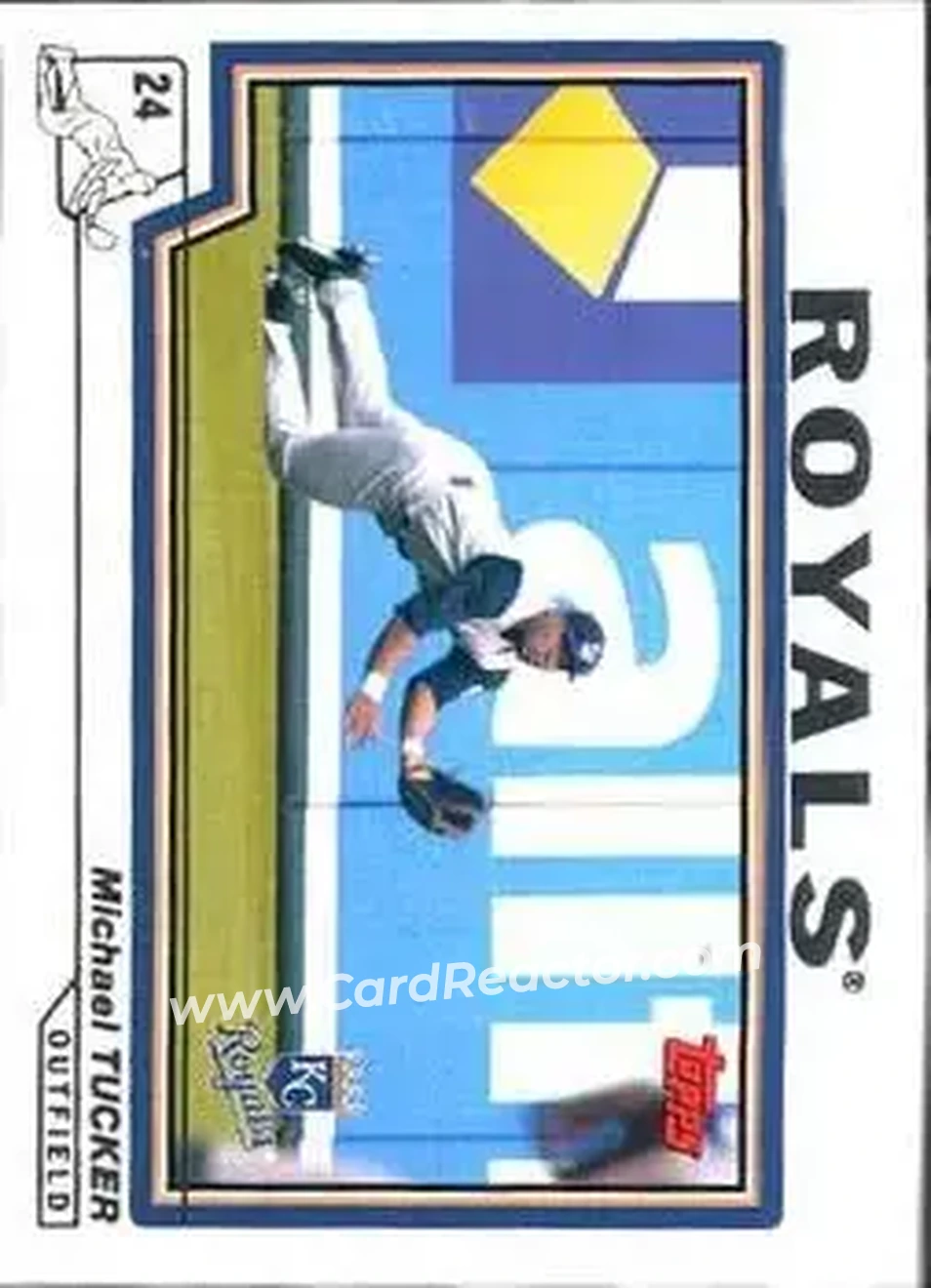 2004 Topps #57 - Michael Tucker - Kansas City Royals - Front 2004 Topps #57 - Michael Tucker - Kansas City Royals - Front