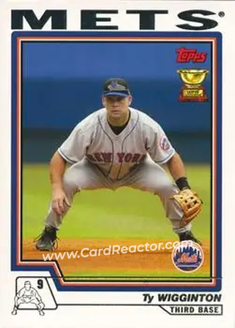 2004 Topps #62 - Ty Wigginton - New York Mets - Front