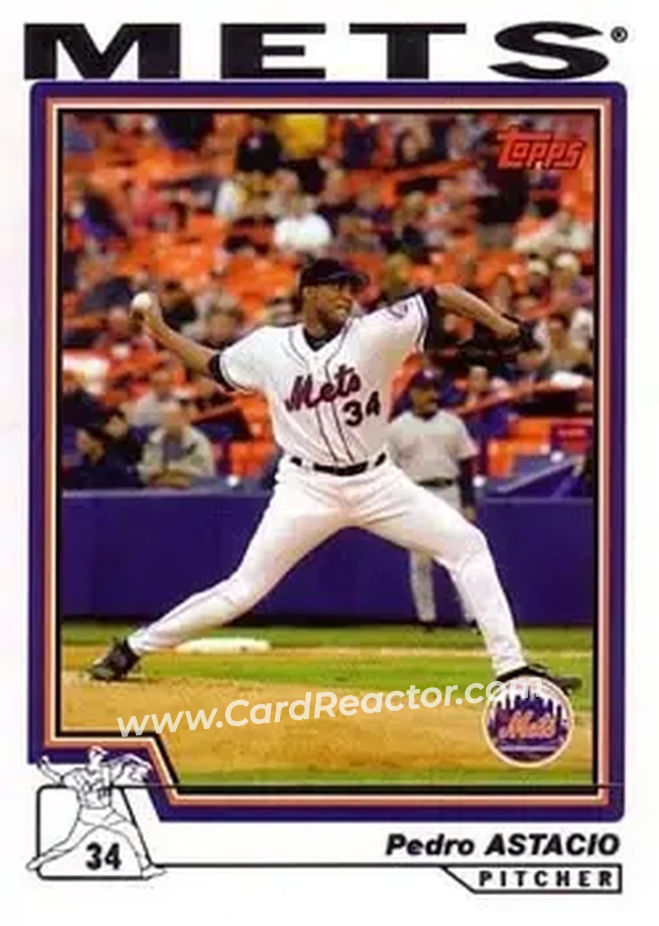 2004 Topps #63 - Pedro Astacio - New York Mets - Front