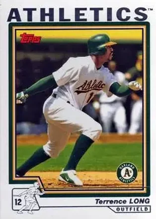 2004 Topps #65 - Terrence Long - Oakland Athletics