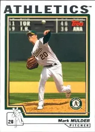 2004 Topps #70 - Mark Mulder - Oakland Athletics