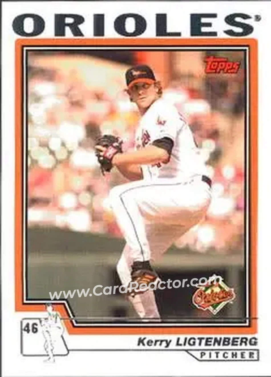 2004 Topps #71 - Kerry Ligtenberg - Baltimore Orioles - Front 2004 Topps #71 - Kerry Ligtenberg - Baltimore Orioles - Front