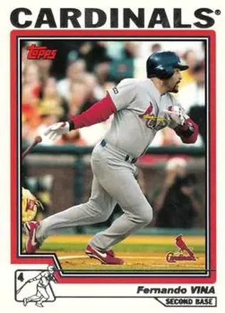 2004 Topps #73 - Fernando Vina - St. Louis Cardinals