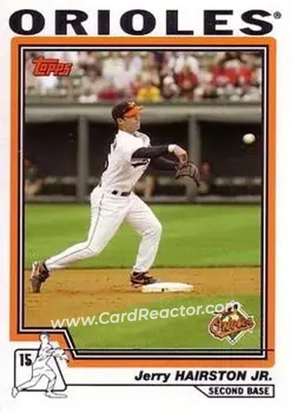 2004 Topps #79 - Jerry Hairston - Baltimore Orioles - Front