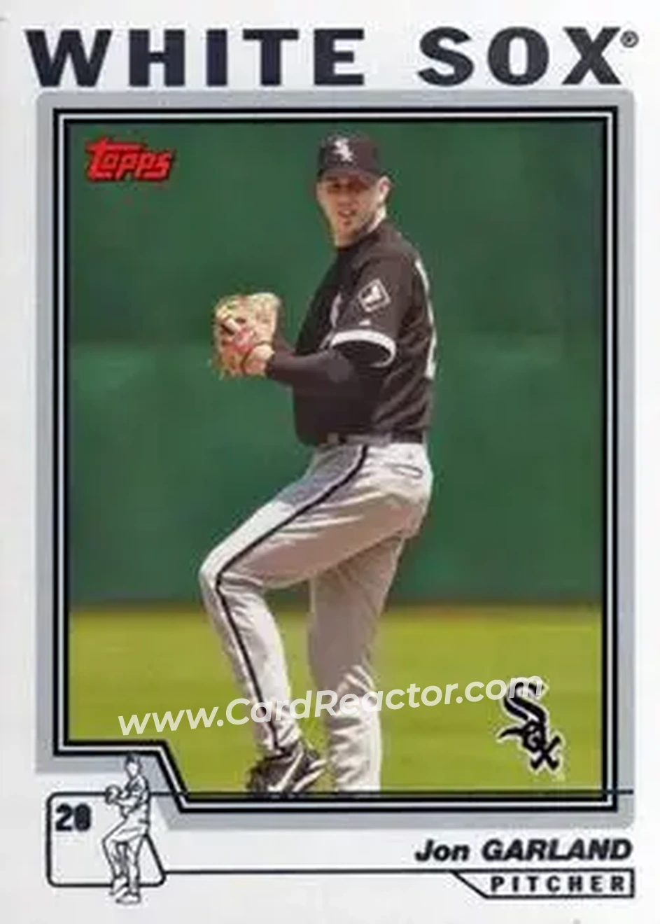 2004 Topps #85 - Jon Garland - Chicago White Sox - Front 2004 Topps #85 - Jon Garland - Chicago White Sox - Front