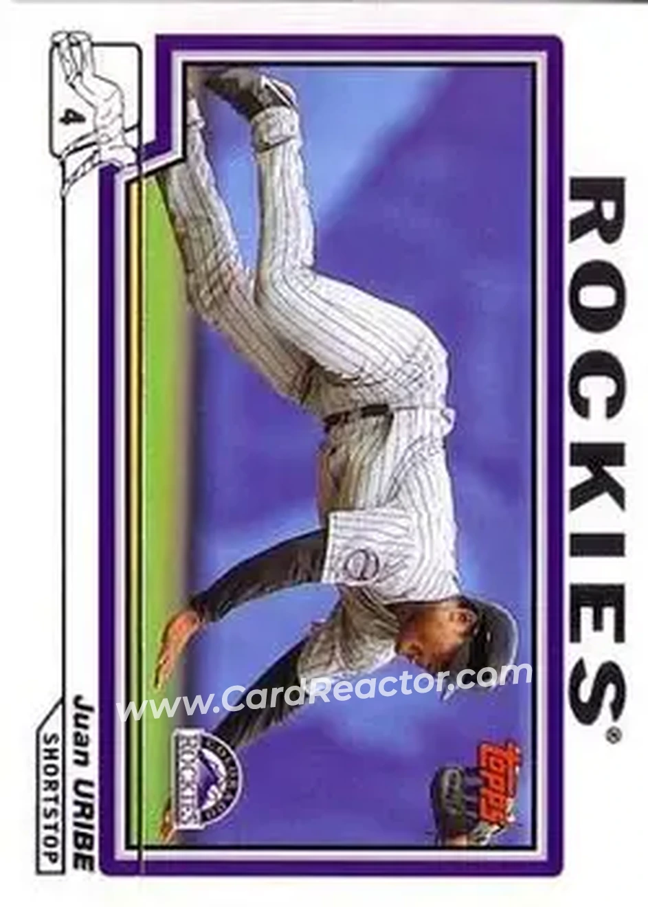 2004 Topps #87 - Juan Uribe - Colorado Rockies - Front
