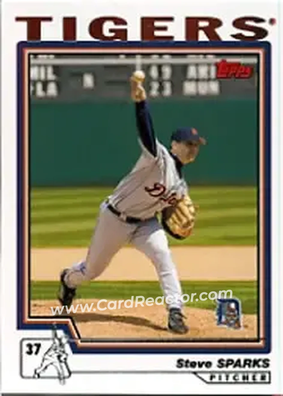2004 Topps #88 - Steve Sparks - Detroit Tigers - Front