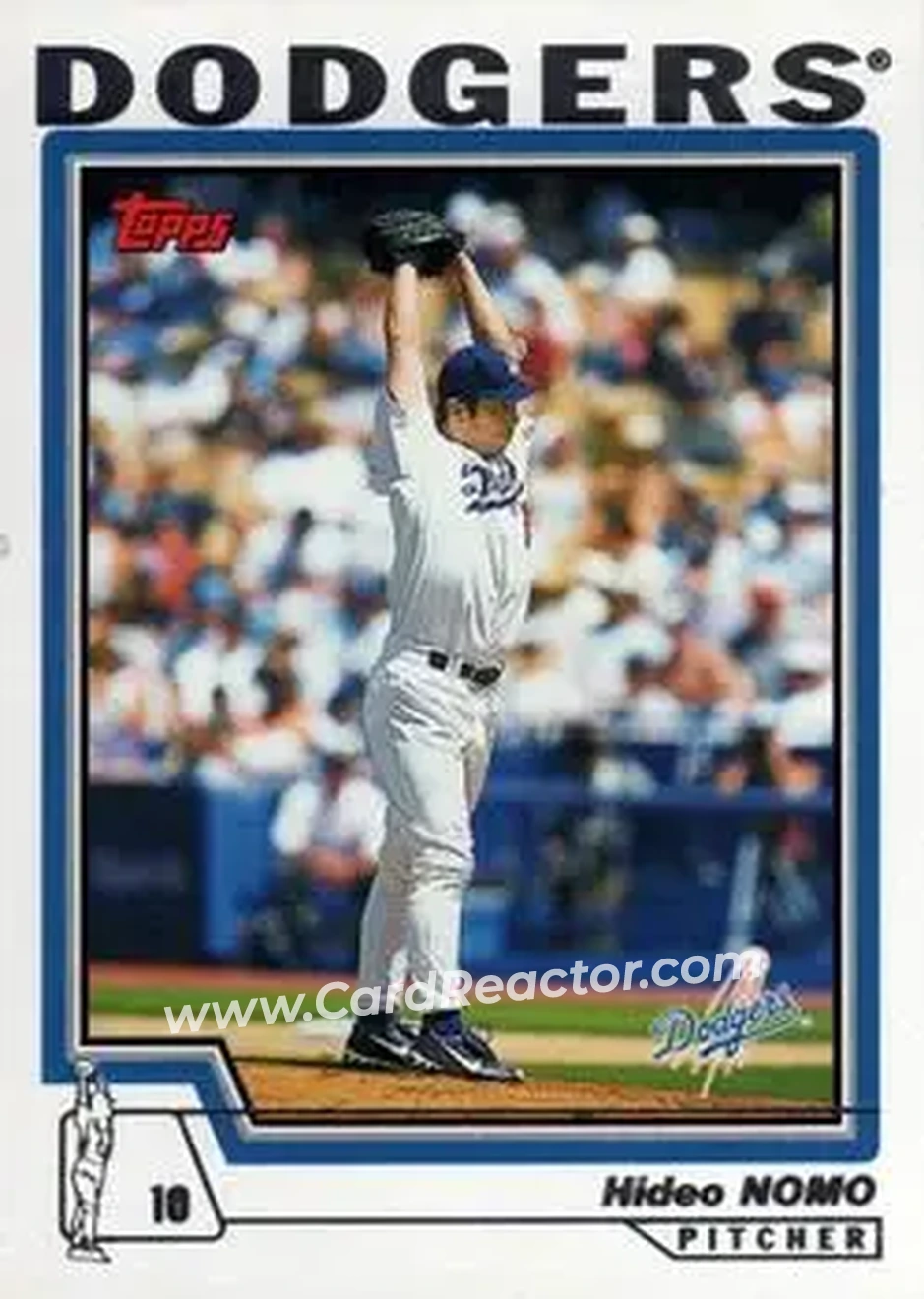 2004 Topps #92 - Hideo Nomo - Los Angeles Dodgers - Front