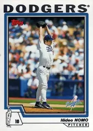 2004 Topps #92 - Hideo Nomo - Los Angeles Dodgers