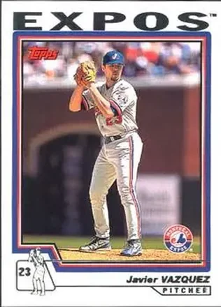 2004 Topps #93 - Javier Vazquez - Montreal Expos