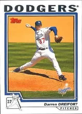 2004 Topps #95 - Darren Dreifort - Los Angeles Dodgers