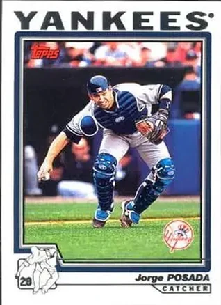 2004 Topps #98 - Jorge Posada - New York Yankees