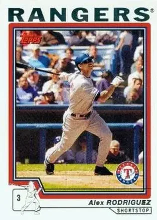2004 Topps #100 - Alex Rodriguez - Texas Rangers