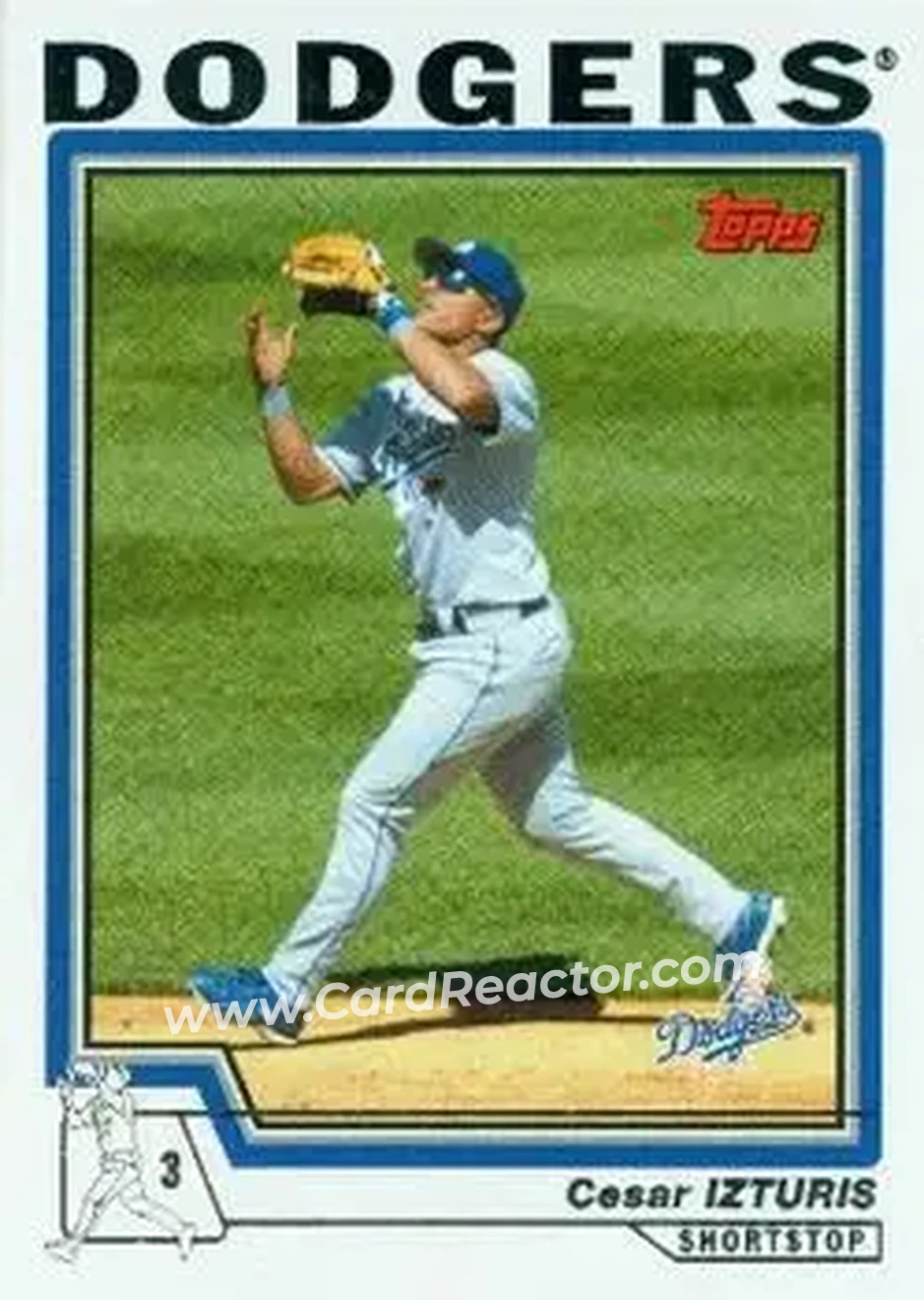 2004 Topps #114 - Cesar Izturis - Los Angeles Dodgers - Front