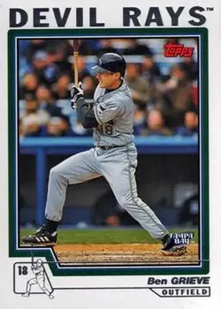 2004 Topps #121 - Ben Grieve - Tampa Bay Devil Rays