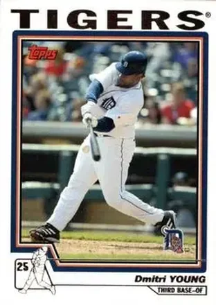 2004 Topps #129 - Dmitri Young - Detroit Tigers