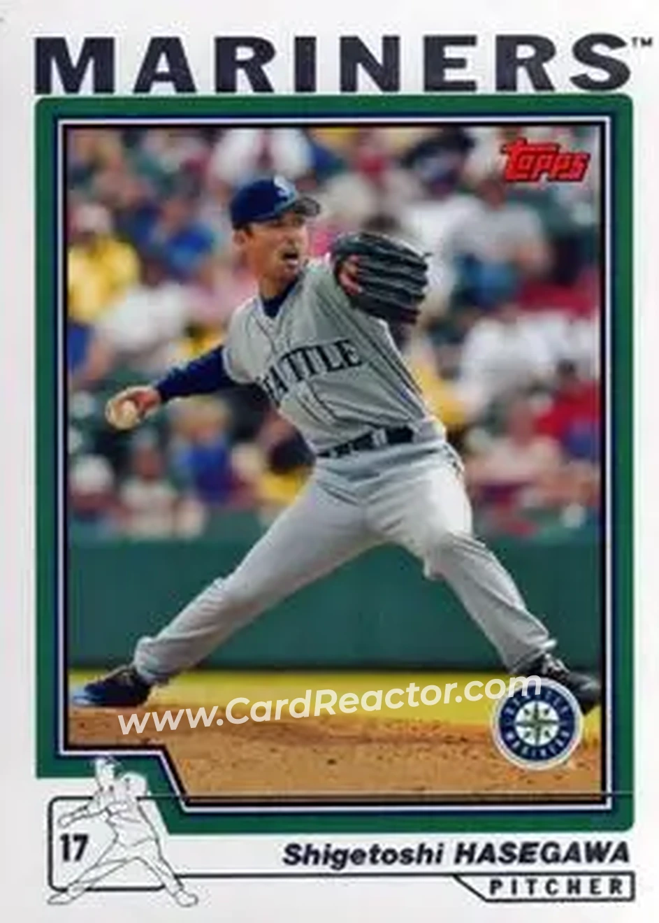2004 Topps #138 - Shigetoshi Hasegawa - Seattle Mariners - Front