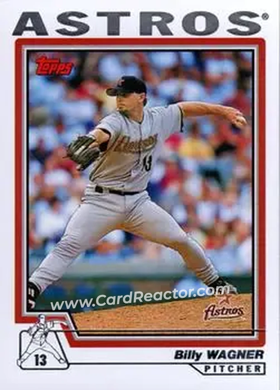 2004 Topps #145 - Billy Wagner - Houston Astros - Front